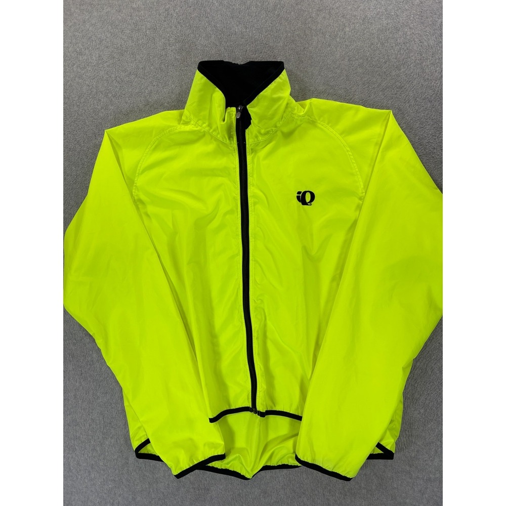 Pearl Izumi Performance Full Zip Neon Cycling Running Jacket (Men's Large)